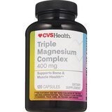 CVS Health Triple Magnesium Complex Capsules, 120 CT, thumbnail image 1 of 5