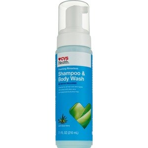 CVS Health Foaming Rinseless Shampoo & Body Wash, 7.1 Oz