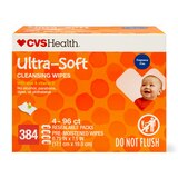 CVS Health Ultra-Soft Cleansing Wipes, 96 CT, 4 PK, thumbnail image 1 of 4