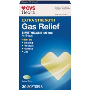 CVS Health Extra Strength Gas Relief Softgels, 30 Ct