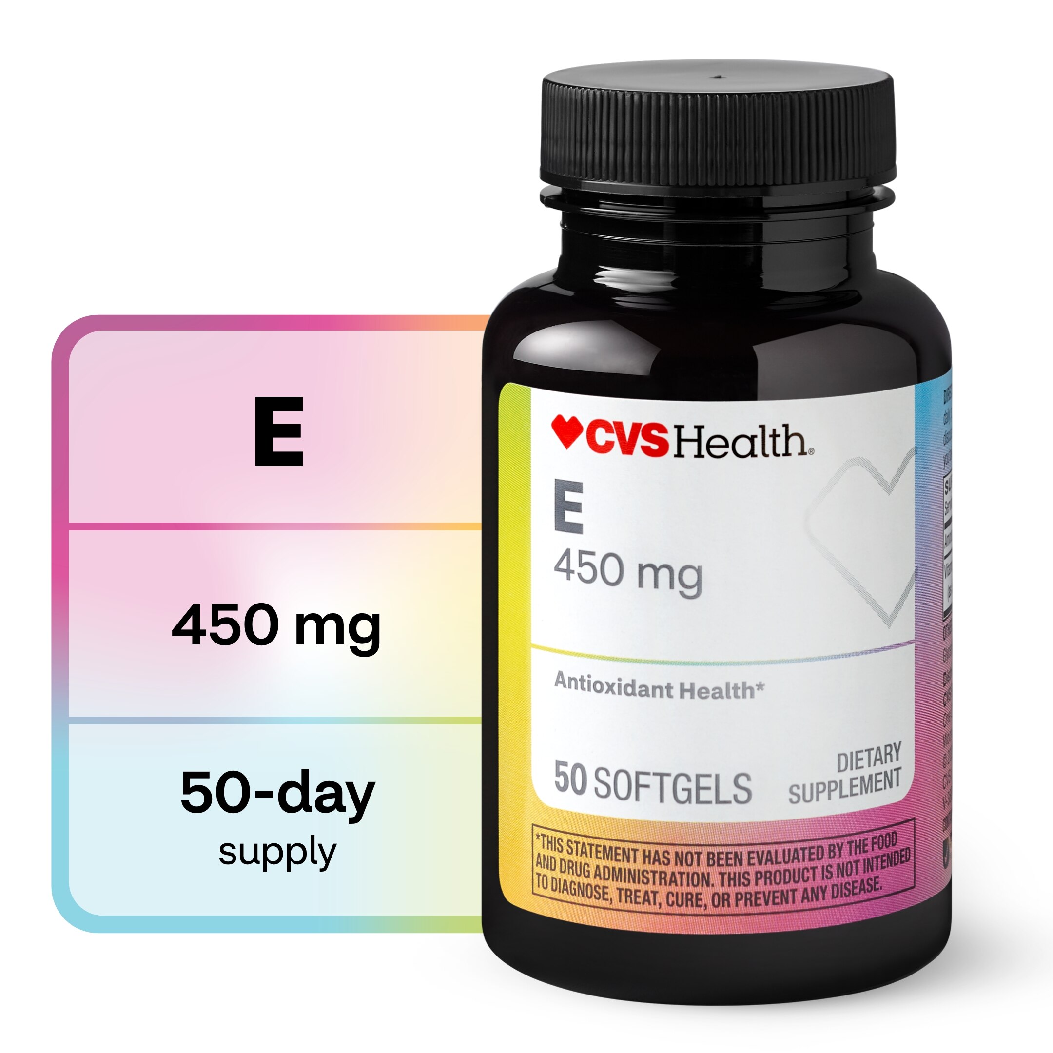  CVS Health Vitamin E Softgels 1000IU, 50CT 