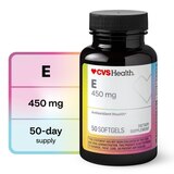 CVS Health Vitamin E Softgels, 50 CT, thumbnail image 1 of 10