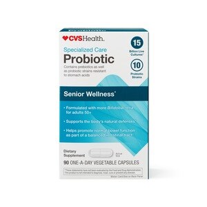 CVS Health, Specialized Care Probiotic, Senior Wellness Vegetable Capsules