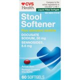 CVS Health Stool Softener Plus Stimulant Laxative Softgels, thumbnail image 1 of 5