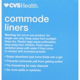 CVS Health Commode Liner with Super Absorbent Pad, thumbnail image 3 of 4