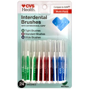  CVS Health Interdental Brushes Multi Pack 24ct 