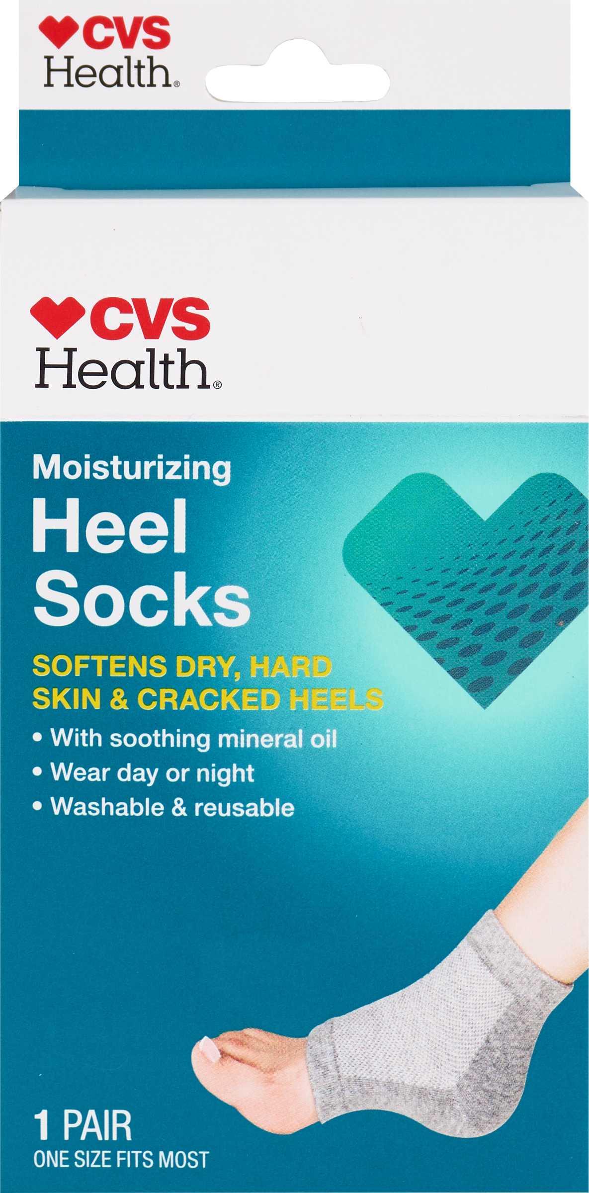 CVS Health Moisturizing Heel Sock
