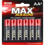 CVS Max Alkaline Batteries, AA, 1.5 Volt, thumbnail image 1 of 2