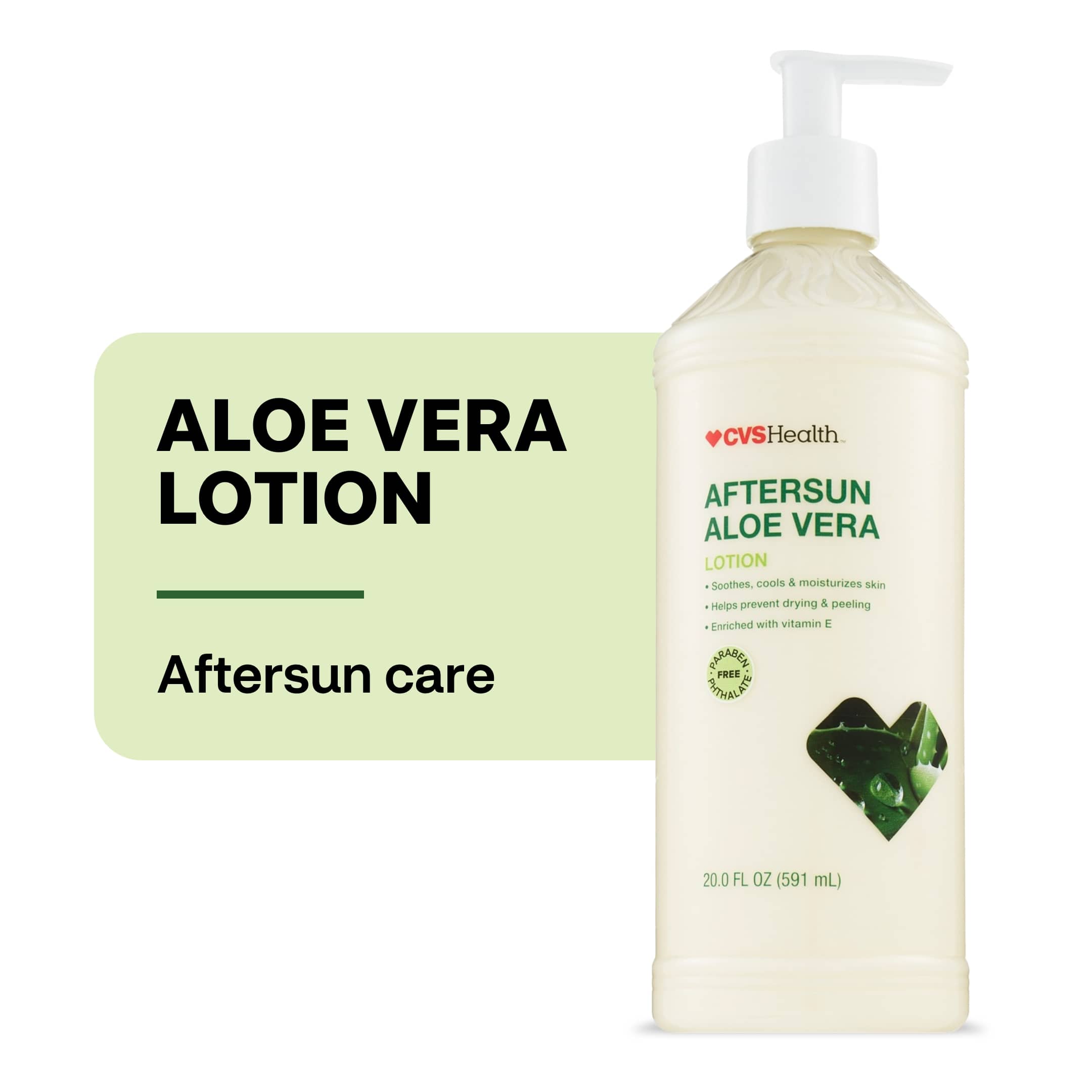  CVS Health Aftersun Moisturizing Lotion Value Size, 20 OZ 