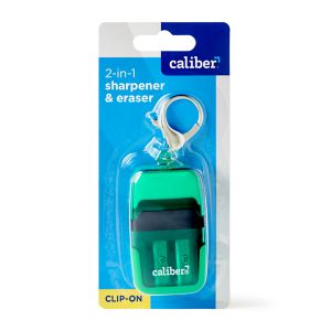 Caliber Clip-On Sharpener & Eraser , CVS