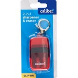 Caliber Clip-On Sharpener & Eraser, thumbnail image 1 of 4