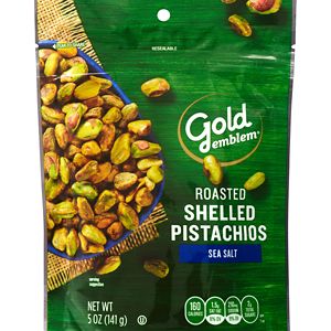 Gold Emblem Natural Shelled Pistachios, Sea Salt, 5 oz