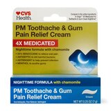 CVS Health PM Toothache & Gum Pain Relief Nighttime Cream, 0.25 OZ, thumbnail image 1 of 3