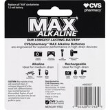CVS Max Alkaline Batteries, AAA, 1.5 Volt, thumbnail image 2 of 2