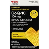 CVS Health Enhanced Absorption CoQ-10 Softgels, thumbnail image 1 of 9