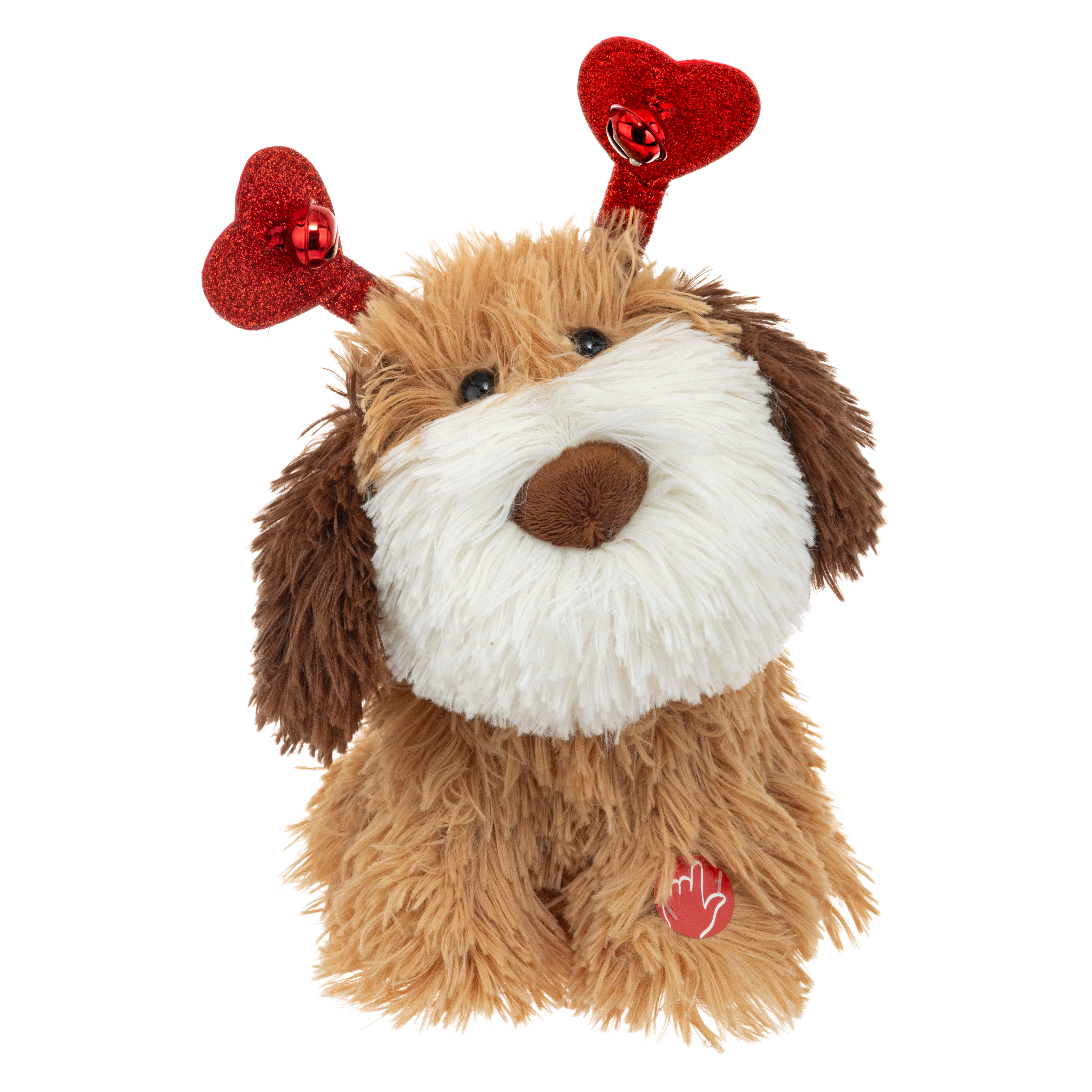 Red & Pink Animated Puppy, Brown, 8 In , CVS