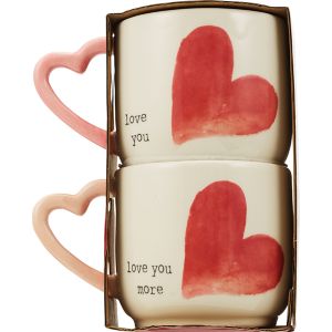 Red & Pink Love Dolomite Mugs Gift Set, 2ct , CVS