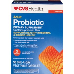 CVS Health - Cápsulas vegetales probióticas para adultos, 30 u.