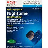 CVS Health Multi-Symptom Nighttime Cold/Flu Relief Softgels, thumbnail image 1 of 4