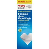 CVS Health Acne Foaming Face Wash Maximum Strength, 6.6 OZ, thumbnail image 5 of 7