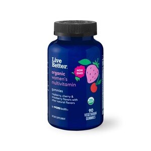 Live Better Organic Women's Multivitamin Gummies, 90 CT