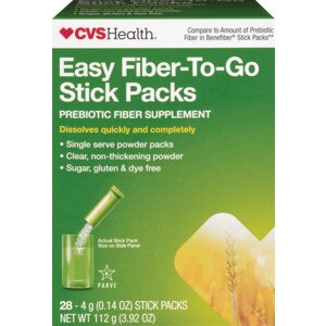 CVS Health Easy Fiber To Go Stick Pack, 28CT