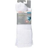 CVS Health Crew Comfort Socks for Diabetics, 2 Pairs, L/XL, thumbnail image 1 of 2