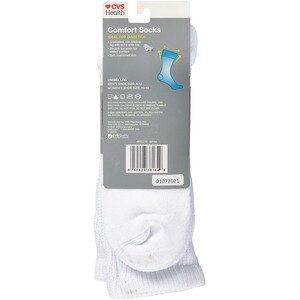 CVS Health Crew Comfort Socks for Diabetics, 2 Pairs | Pick Up In Store ...