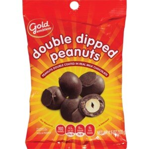 Golden Emblem Double Dipped Milk Chocolate Peanuts, 4.5 OZ