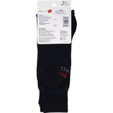 Style Essentials Men's Dress Socks 3 Pairs, Size 6-12, Black, thumbnail image 2 of 2