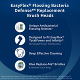 CVS Health EasyFlex Flossing Antibacterial Replacement Brush Heads, 3 CT, thumbnail image 4 of 7