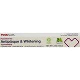 CVS Health Antiplaque & Whitening Fluoride Free Toothpaste, Peppermint, thumbnail image 5 of 7