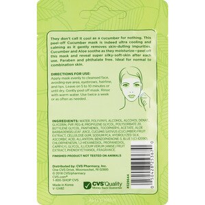 Download Cucumber Cooling Peel Off Facial Mask With Photos Prices Reviews Cvs Pharmacy PSD Mockup Templates