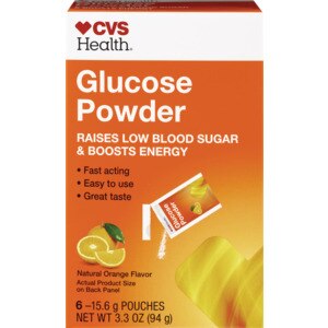 CVS Health Glucose Powder Sticks, 6 CT