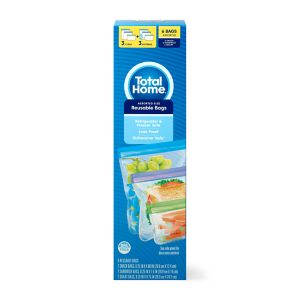 Total Home Reusable Food Storage Bags, Assorted Sizes - 6 ct | CVS