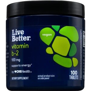 Live Better - Vitamina B-2, 100 mg, 100 u.