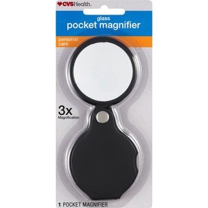  CVS Health Glass Pocket Magnifier 