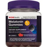 CVS Health Melatonin Gummies 5mg, Strawberry, 60 CT, thumbnail image 1 of 5