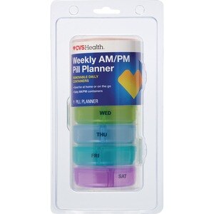 CVS Health Weekly AM/PM Planner With Removable Containers