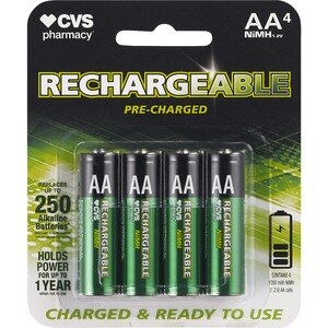  CVS Rechargeable AA Batteries 