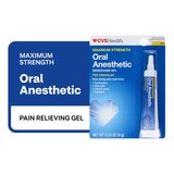 CVS Health Oral Anesthetic, Benzocaine 20% Maximum Strength Pain Relieving Gel, thumbnail image 1 of 6