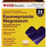 CVS Health Delayed-Release Acid Reducer Tablets, 20 MG, thumbnail image 1 of 2