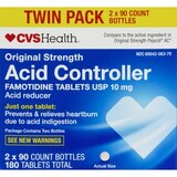 CVS Health Acid Controller Tablets, Twin Pack, thumbnail image 1 of 4