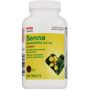 CVS Health Senna Sennosides 8.6 mg Laxative Tablets, 500CT