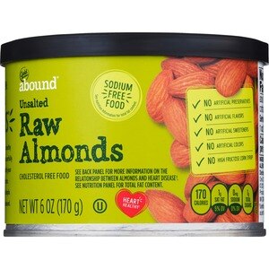 Gold Emblem Abound Natural Unsalted Raw Almonds, 6 Oz , CVS