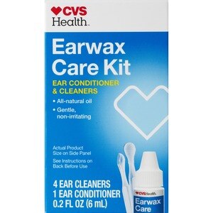 CVS Health - Kit de cuidado para limpiar la cera de los oídos