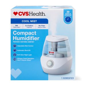  CVS Health Cool Mist Humidifier Super-fine Cool Mist 