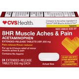 CVS Health 8HR Muscle Aches & Pain Acetaminophen 650 MG Tablets, thumbnail image 1 of 4
