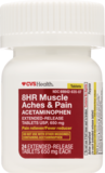 CVS Health 8HR Muscle Aches & Pain Acetaminophen 650 MG Tablets, thumbnail image 4 of 4