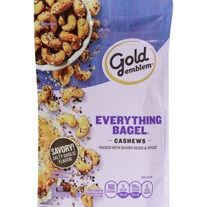 Gold Emblem Everything Bagel Cashews, 7 oz